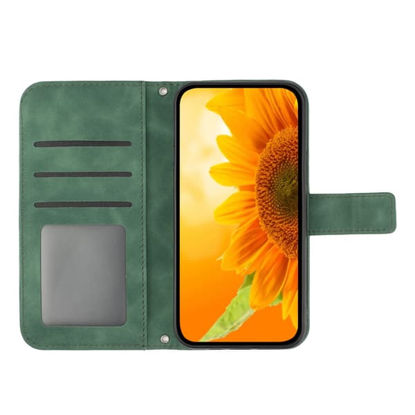 OnePlus 15 Fodral Solros Tryck Grön
