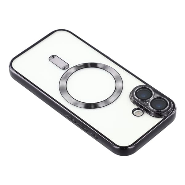 iPhone 17 Skal MagSafe Electroplated TPU Svart