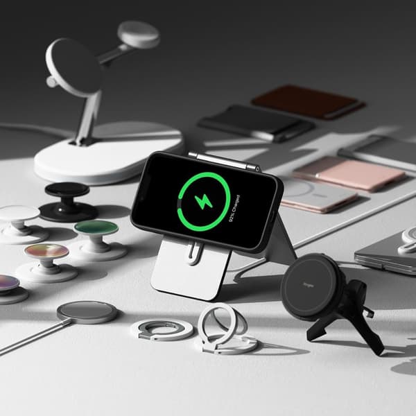 Ringke iPhone 17e / 16e Skal MagSafe Silikon Svart