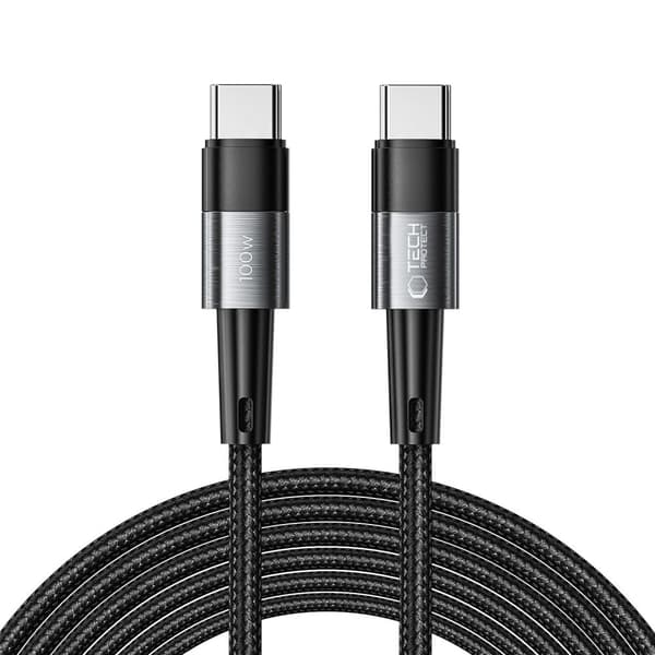 Tech-Protect 3 m 100W/5A PD USB-C - USB-C Kabel UltraBoost Grå