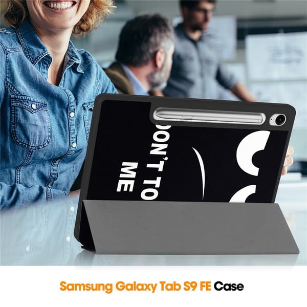 Samsung Galaxy Tab S10 Lite Fodral Tri-Fold Dont Touch Me