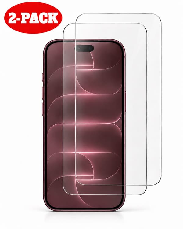 [2-PACK] iPhone 18 Pro Max Skärmskydd i Härdat glas