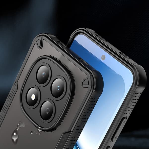 Tech-Protect Xiaomi Redmi Note 15 Pro 5G Skal Rugged Shield Svart