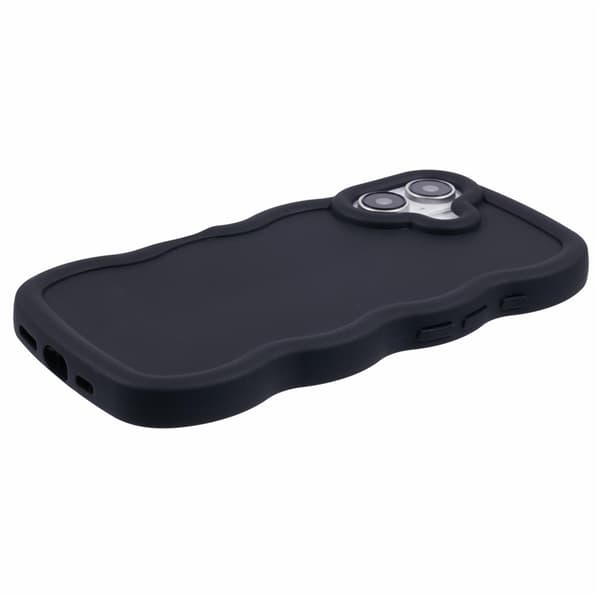 iPhone 17 Mobilskal Wavy Svart