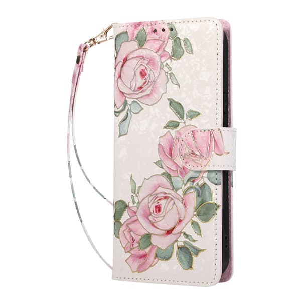 Google Pixel 10a Fodral RFID Läder Blommor
