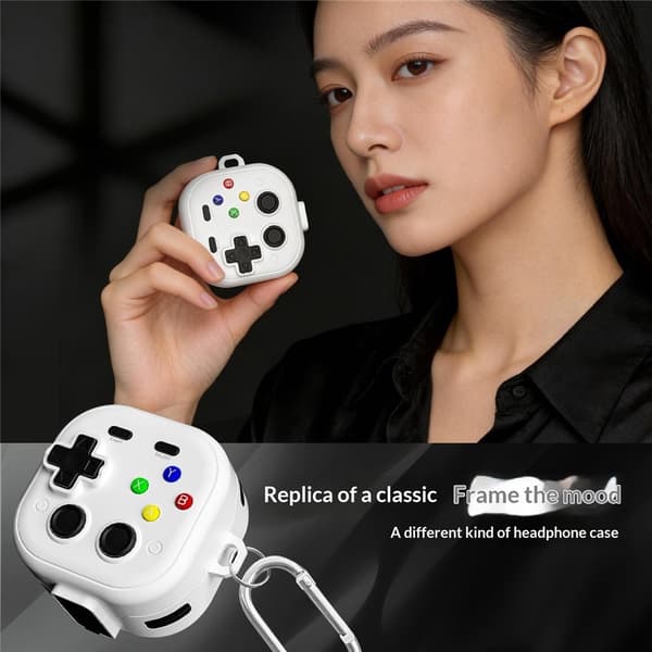 Samsung Galaxy Buds 4 / 4 Pro Skal Game Console Grå