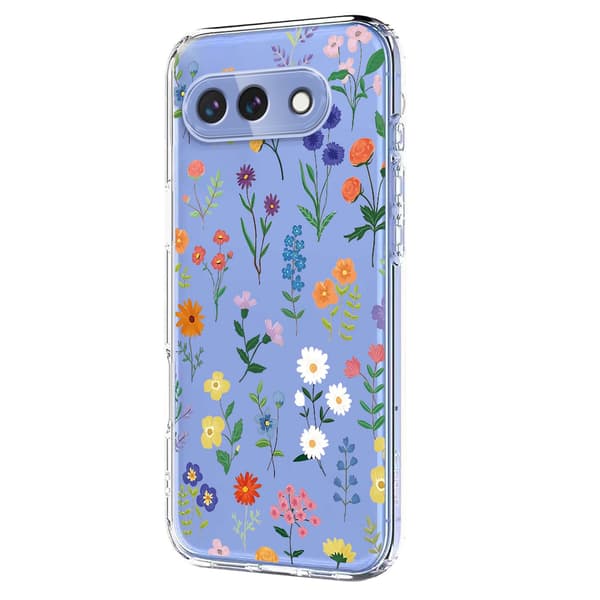 Google Pixel 10a Skal Med Tryck Blommor