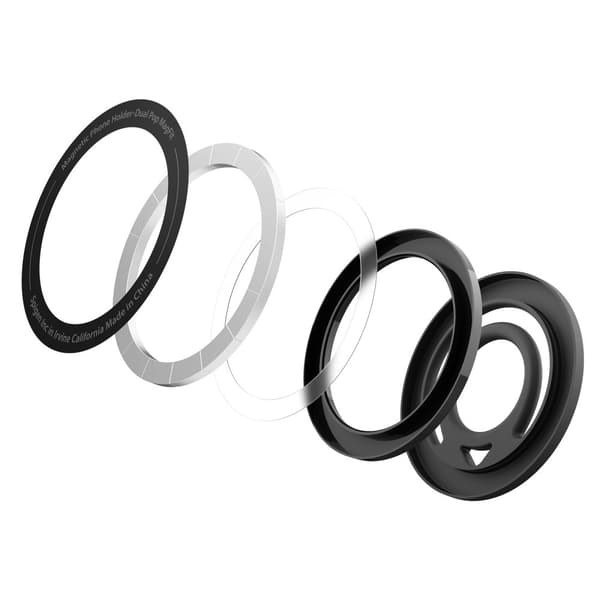 Spigen Magnetisk MagSafe Ringhållare Dual Pop Svart