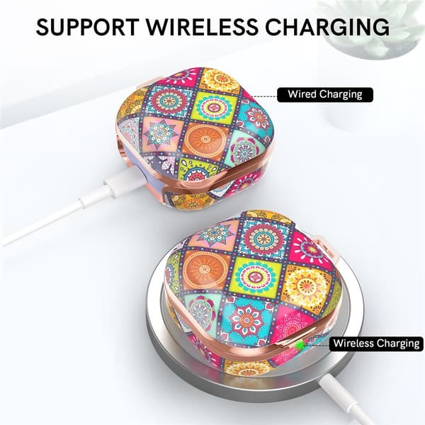 AHASTYLE Galaxy Buds 2/2 Pro/Pro/Live Skal Pattern Boho