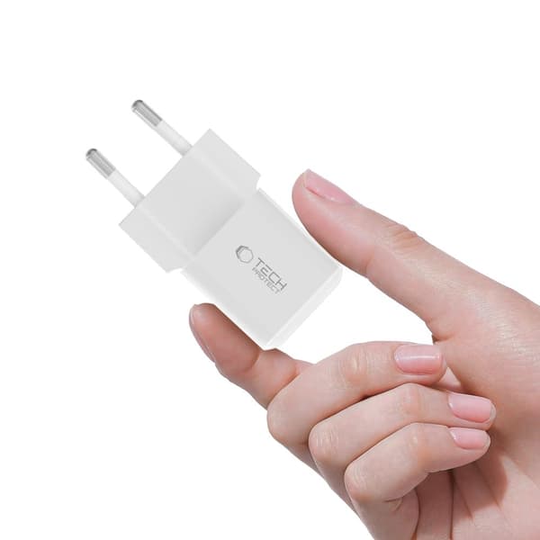 Tech-Protect 25W PD USB-C Väggladdare Vit
