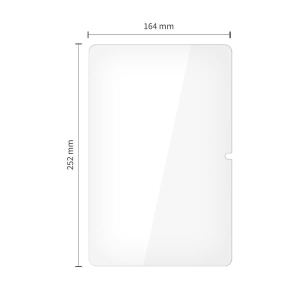 Tech-Protect Galaxy Tab A11 Plus/A9 Plus 2-PACK Skärmskydd GlassFit+