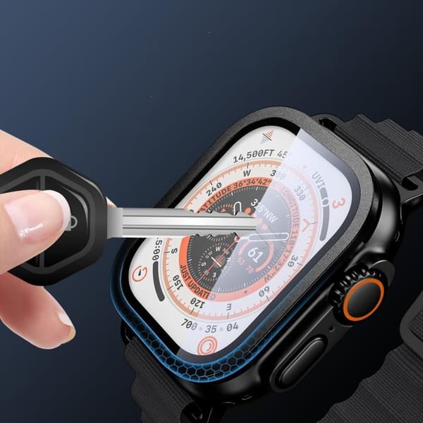 Tech-Protect Apple Watch 1 / 2 49 mm 2-PACK Skärmskydd Titanium