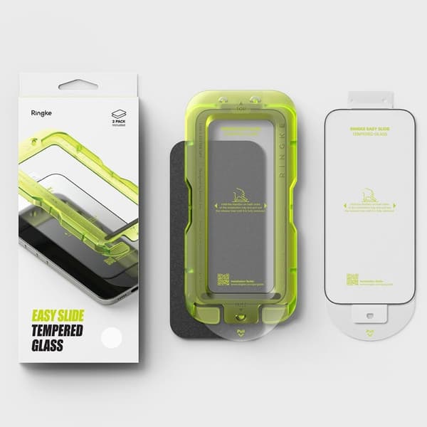 Ringke iPhone 17 Pro Max 2-PACK Easy Slide Skärmskydd Härdat Glas
