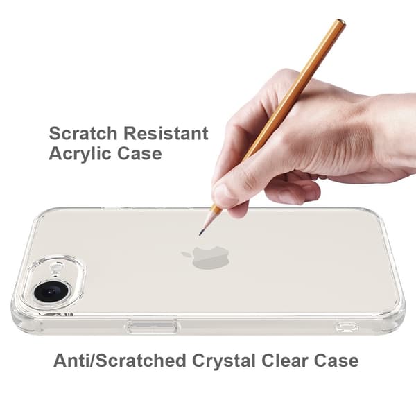 iPhone 17e / 16e Skal TPU / Akryl Transparent