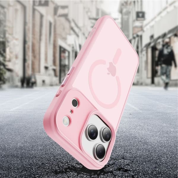 Tech-Protect iPhone 17 Pro Max Skal MagSafe MagMat Rosa