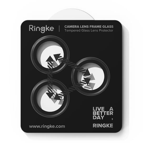 Ringke iPhone 17 Pro / 17 Pro Max 2-PACK Linsskydd Svart