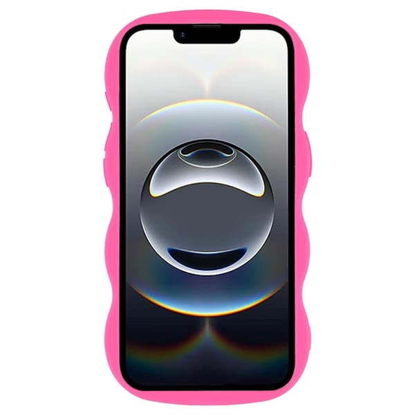 iPhone 17e / 16e Mobilskal Wavy Rosa