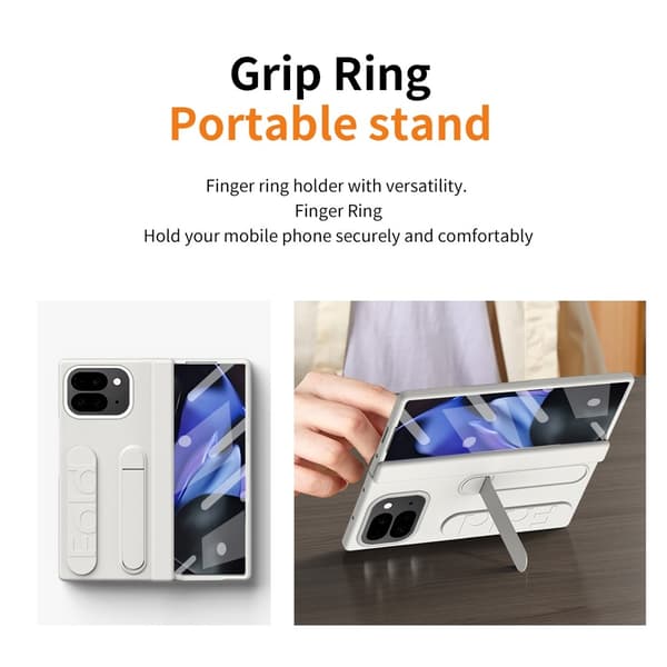Google Pixel 10 Pro Fold Skal Kickstand Vit
