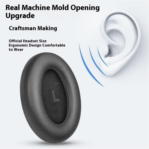 Öronkuddar För Bose QuietComfort Ultra Läder Grå