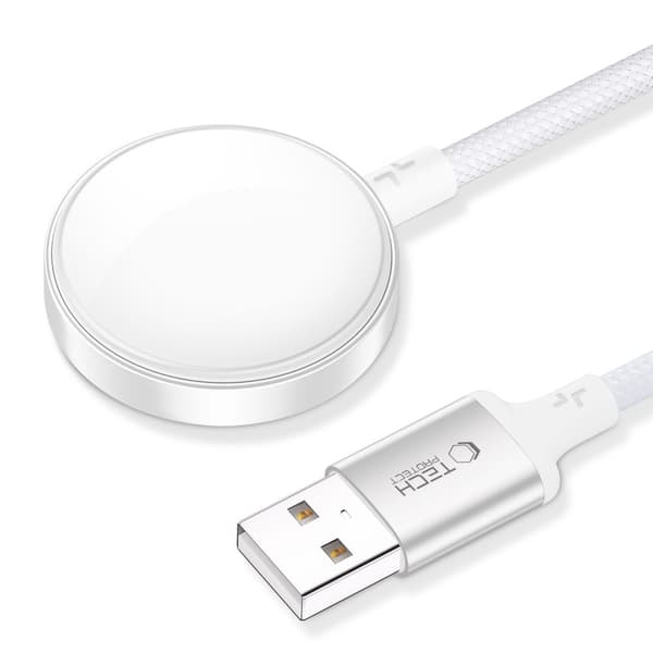 Tech-Protect 1m Apple Watch Laddare UltraBoost Vit