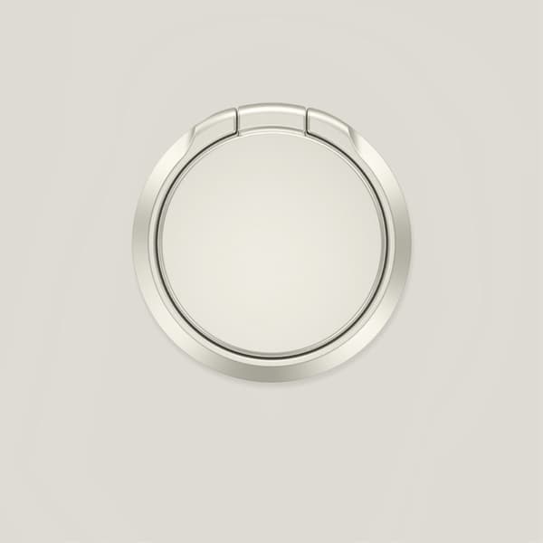 Mobilring Ring Hållare Kickstand Ivory White