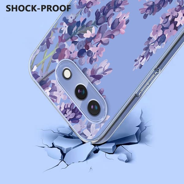 Google Pixel 10a Skal Med Tryck Blommor