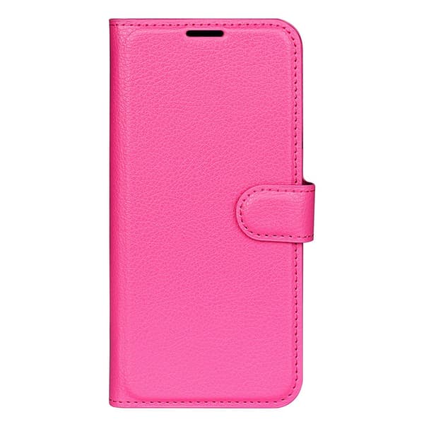 Honor Magic7 Lite Fodral Litchi Läder Rosa