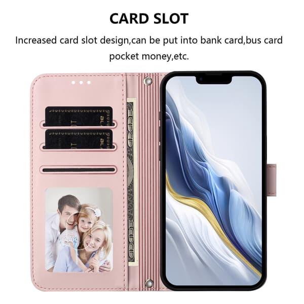 Sony Xperia 10 VII Plånboksfodral Läder Rosa
