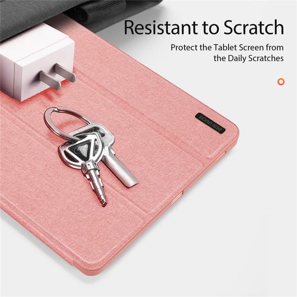 DUX DUCIS Galaxy Tab S10 FE Plus Fodral DOMO Tri-Fold Rosa