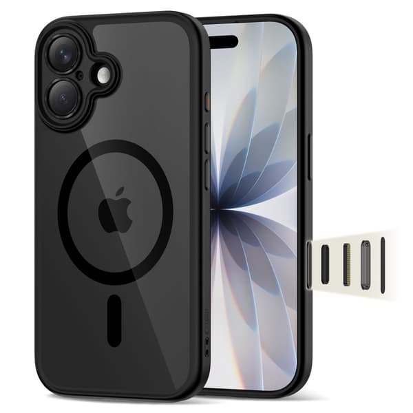 Tech-Protect iPhone 17 Skal MagSafe MagPeak Svart/Transparent