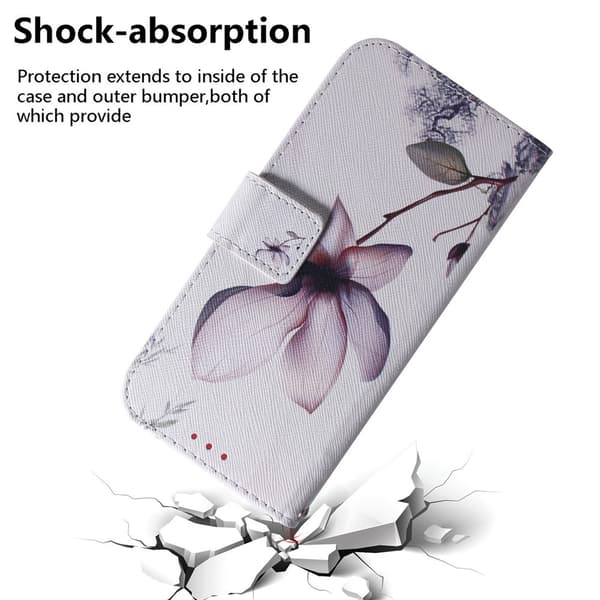 OnePlus Nord CE5 Fodral Med Tryck Rosa Blomma