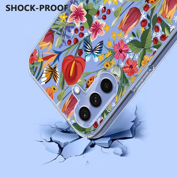 Samsung Galaxy A37 5G Skal Med Tryck Blommor