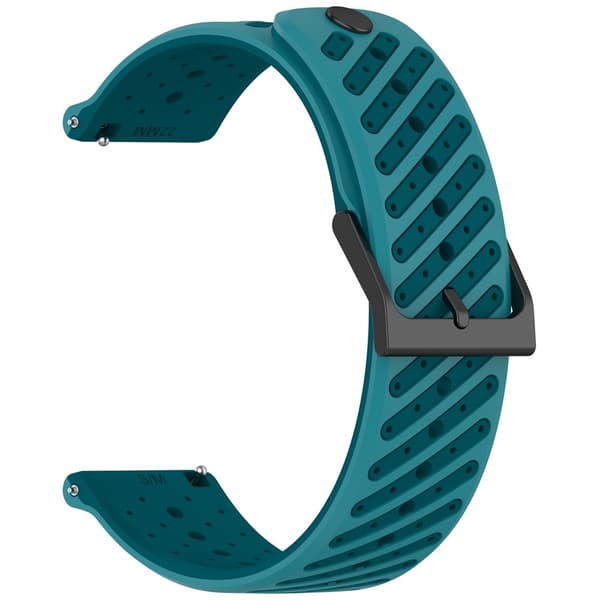 Klockarmband 22 mm Quick Release Silikon Blå