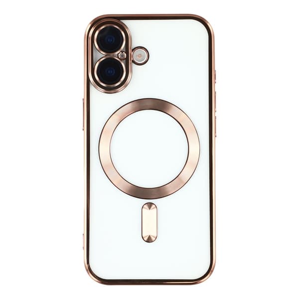 iPhone 17 Skal MagSafe Electroplated TPU Koppar