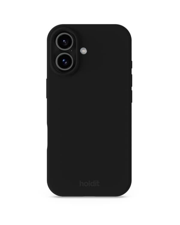 holdit iPhone 17 Mobilskal Silikon Svart