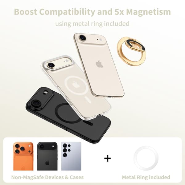 Tech-Protect Magnetisk MagSafe Ringhållare Lamano Guld