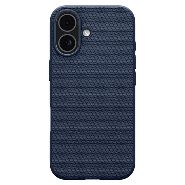 Spigen iPhone 17 Skal Liquid Air Navy Blue