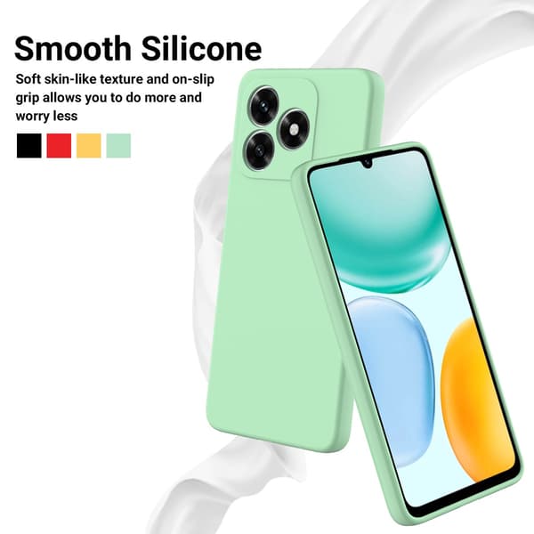 Honor X5c Plus Skal Liquid Silikon Grön