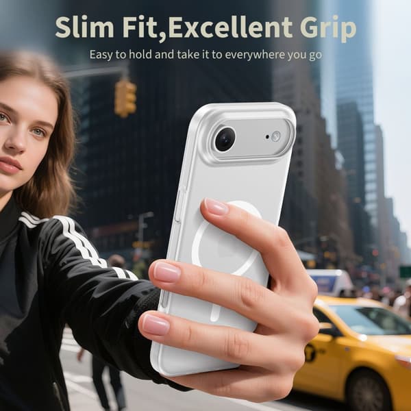 Tech-Protect iPhone Air Skal MagSafe MagSlim Matt Vit
