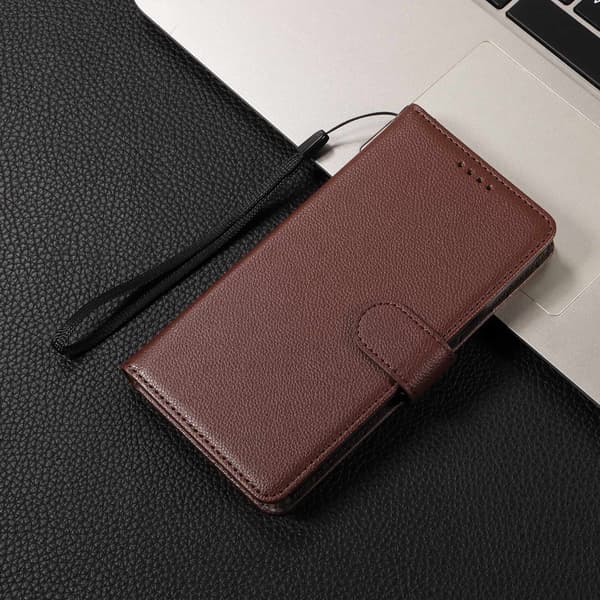 OnePlus Nord CE5 Plånboksfodral Läder Brun