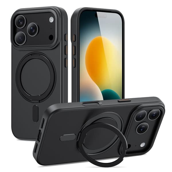 Tech-Protect iPhone 17 Pro Skal MagSafe MagRing Svart