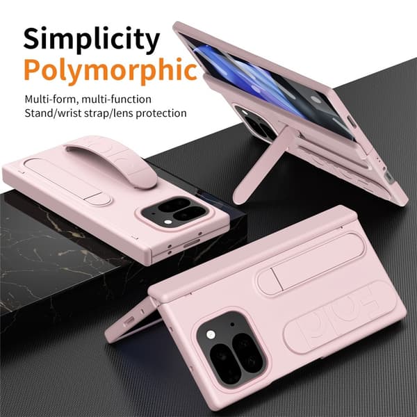 Google Pixel 10 Pro Fold Skal Kickstand Rosa