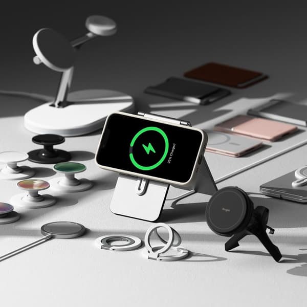 Ringke iPhone 17e / 16e Skal MagSafe Silikon Stone