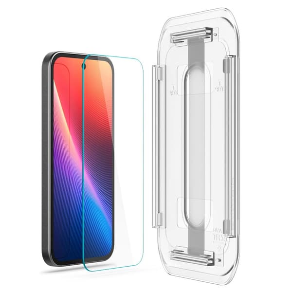 Spigen Google Pixel 9a 2-PACK Skärmskydd GLAS.tR "Ez Fit"