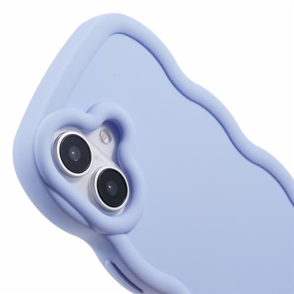 iPhone 17 Mobilskal Wavy Lila
