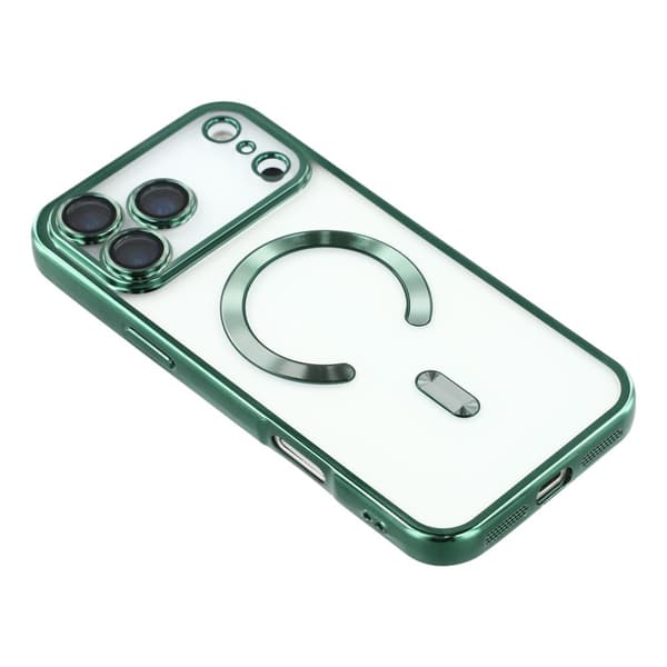 iPhone 17 Pro Skal MagSafe Electroplated TPU Grön