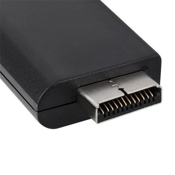 PS2 till HDMI Med AUX Adapter Svart