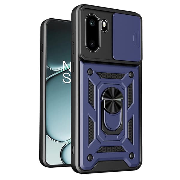 OnePlus 15R Skal CamShield Ring Hybrid Blå