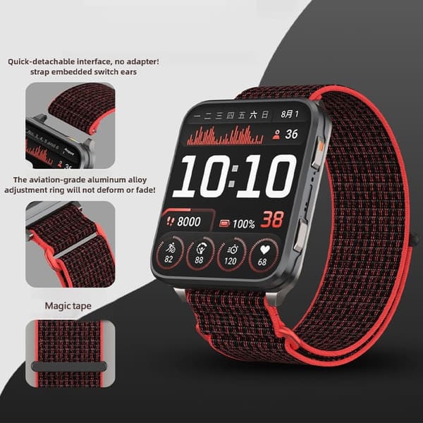 Garmin Venu X1 Armband Nylon Loop Blå