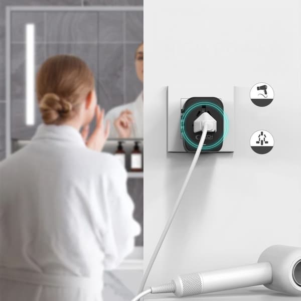 Tech-Protect Reseadapter EU / UK / US / AU Svart